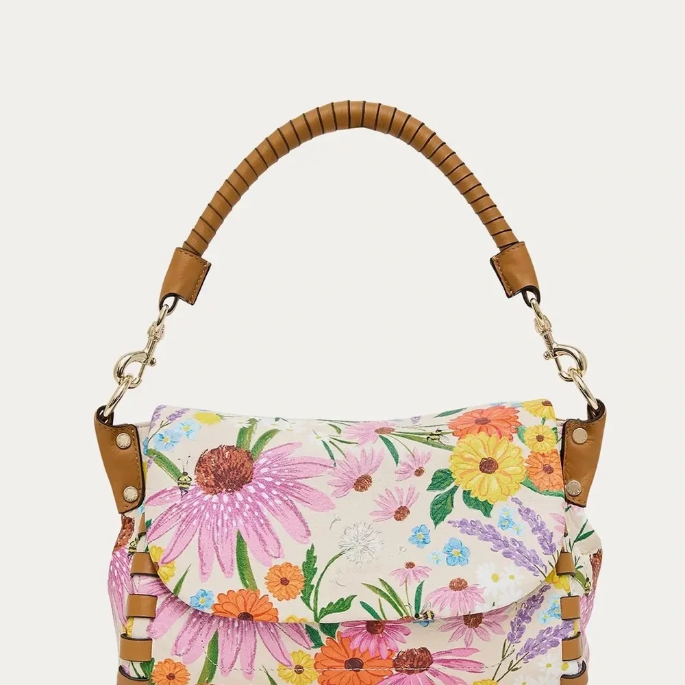 Aimee Kestenberg Zen Convertible Crossbody Floral Leather Shoulder - Picture 5 of 16